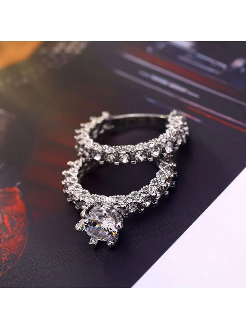 925 INFINTY WEDDING RING SIZE